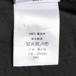 Pre Owned Dior Black SIlk A-Line Shorts S