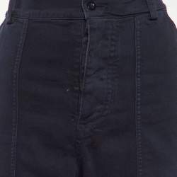 Pre Owned Dior Dark Blue Cotton Culottes M