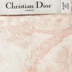 Pre Owned Christian Dior Pink Toile de Jouy Voile Tunic S