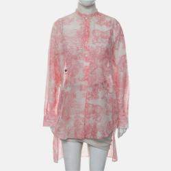 Pre Owned Dior Toile De Jouy Shirt Size M