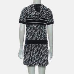 Pre Owned Dior Velour Hooded Dress Size XS