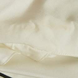 Pre Owned Christian Dior White Dior Jardin D'Hiver Print Silk Shirt S