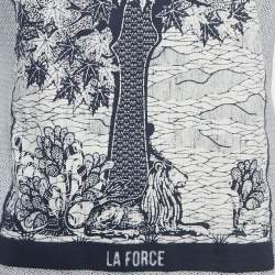 Pre Owned Christian Dior White La Force Print Cotton T-Shirt S