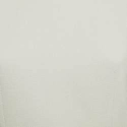 Pre Owned Christian Dior Blue Wool Flared Mini Dress M