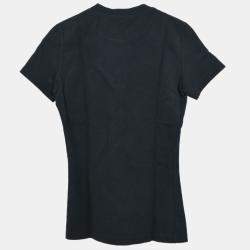Pre Owned Christian Dior Black Short Sleeve T-shirt S