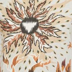 مملوكة مسبقًا قميص كريستيان ديور رمادي مزيج قطن مطبوع مقاس صغير - سمول