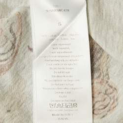 مملوكة مسبقًا قميص كريستيان ديور رمادي مزيج قطن مطبوع مقاس صغير - سمول