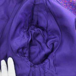 Pre Owned Christian Dior Coat Purple #M