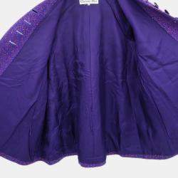 Pre Owned Christian Dior Coat Purple #M
