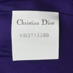 Pre Owned Christian Dior Coat Purple #M