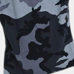 Pre Owned Christian Dior Sleeveless Tank Top Camouflage Gray #36