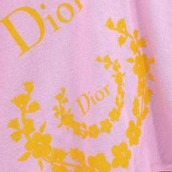 Pre Owned Christian Dior Short Sleeve Top Pink #44