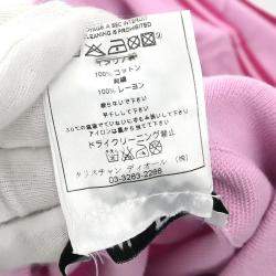 Pre Owned Christian Dior Short Sleeve Top Pink #44