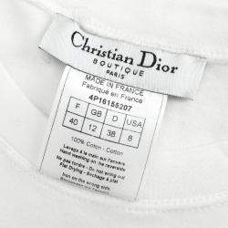 Pre Owned Christian Dior T-shirt White #40
