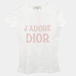 Pre Owned Christian Dior T-shirt White #40