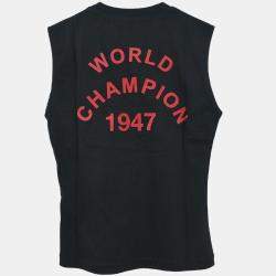 Pre Owned Christian Dior Sleeveless Tank Top Black #38