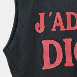 Pre Owned Christian Dior Sleeveless Tank Top Black #38