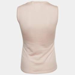 مملوكة مسبقًا توب كريستيان ديور تريكو كشمير وردي صغير