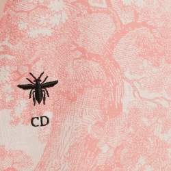 Pre Owned Christian Dior Pink Cotton Toile de Jouy Tunic S