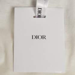 مملوكة مسبقًا Christian Dior White Print Cotton Half Sleeve T-Shirt M