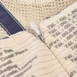 مملوكة مسبقًا Christian Dior Newspaper Dress White FR 38