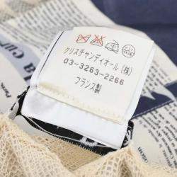 مملوكة مسبقًا Christian Dior Newspaper Dress White FR 38