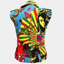 Pre Owned Christian Dior Sleeveless Vest Top Yellow F 38