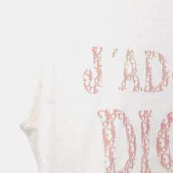 Pre Owned Christian Dior Sleeveless Tank Top White #38