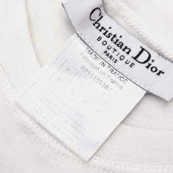 Pre Owned Christian Dior Sleeveless Tank Top White #38