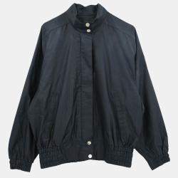 Pre Owned Christian Dior Zip Up Jacket Black Size S