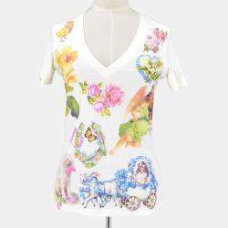 Pre Owned Christian Dior T-Shirt Ivory M