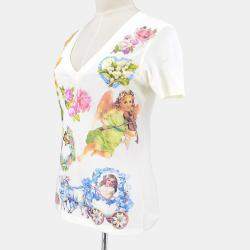 Pre Owned Christian Dior T-Shirt Ivory M