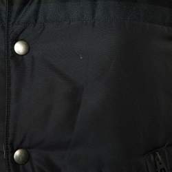 Pre Owned جليّة منفوخة كريستيان ديور أزرق كحلي مائل صناعية قابلة للانعكاس مقاس صغير جداً (إكسترا صغير)