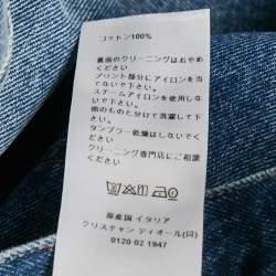 Pre Owned بنطلون جينز ديور دينم مغسول بحجر أزرق قصة عادية مقاس متوسط (ميديم)