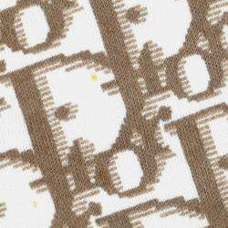 Pre Owned تيشيرت بدون أكمام كريستيان ديور تروتر بني مقاس صغير فئة 36