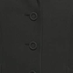 Pre Owned جاكيت كريستيان ديور بار 30 مونتين صوف أسود مقاس صغير