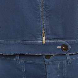 مملوكة مسبقًا Christian Dior Blue Denim Jacket & Pants Set M