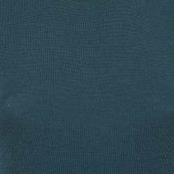 Pre Owned Christian Dior Teal Green Wool Knit Sleeveless Top S