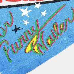 Pre Owned Christian Dior Tank Top Dior Mania Red Blue F 40