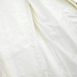 Pre Owned Christian Dior Single Breasted Coat White #38