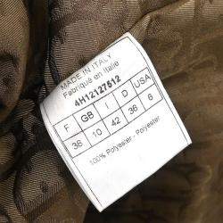 Pre Owned Christian Dior Zip Up Jacket Brown #38