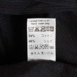 مملوكة مسبقًا تنورة ميني ديور قطن بشعار مميز أسود مقاس كبير