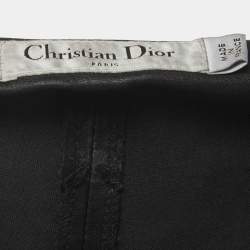 Pre Owned Christian Dior Black Leather Skinny Pants M