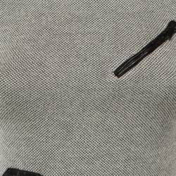 Pre Owned Dior Vintage Grey Wool Knit Turtleneck Jumper S