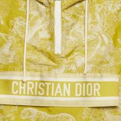 Pre Owned Christian Dior Green Toile de Jouy Tropicalia Jacquard Anorak Jacket S