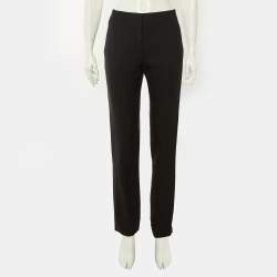 مملوكة مسبقًا Christian Dior Black Wool & Silk Pants M