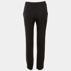 مملوكة مسبقًا Christian Dior Black Wool & Silk Pants M