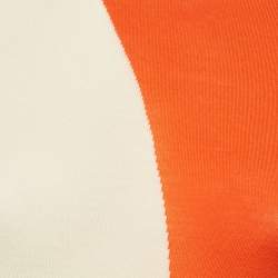 مملوكة مسبقًا توب كريستيان ديور صوف ملون بأكمام قصيرة مقاس وسط (ميديم)