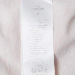 Pre Owned Christian Dior White Dioriviera Print Jersey Crewneck T-Shirt S