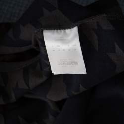 Dior Grey Wool Houndstooth Pattern Sleeveless Sweater L 